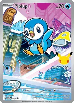 Piplup Mega Evolution Black Star Promos
