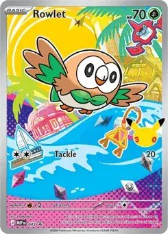 Rowlet Mega Evolution Black Star Promos