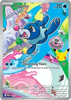 Popplio Mega Evolution Black Star Promos
