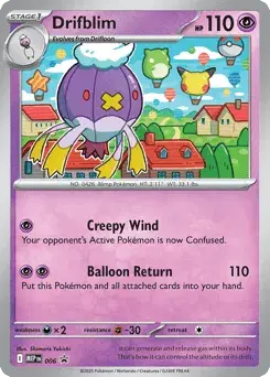 Drifblim Mega Evolution Black Star Promos