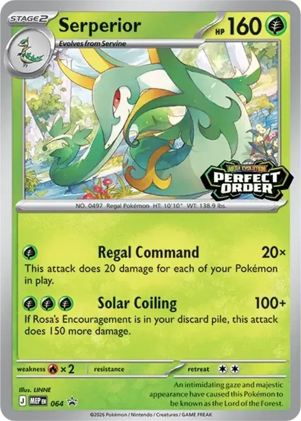Serperior Mega Evolution Black Star Promos 64