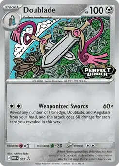Doublade Mega Evolution Black Star Promos