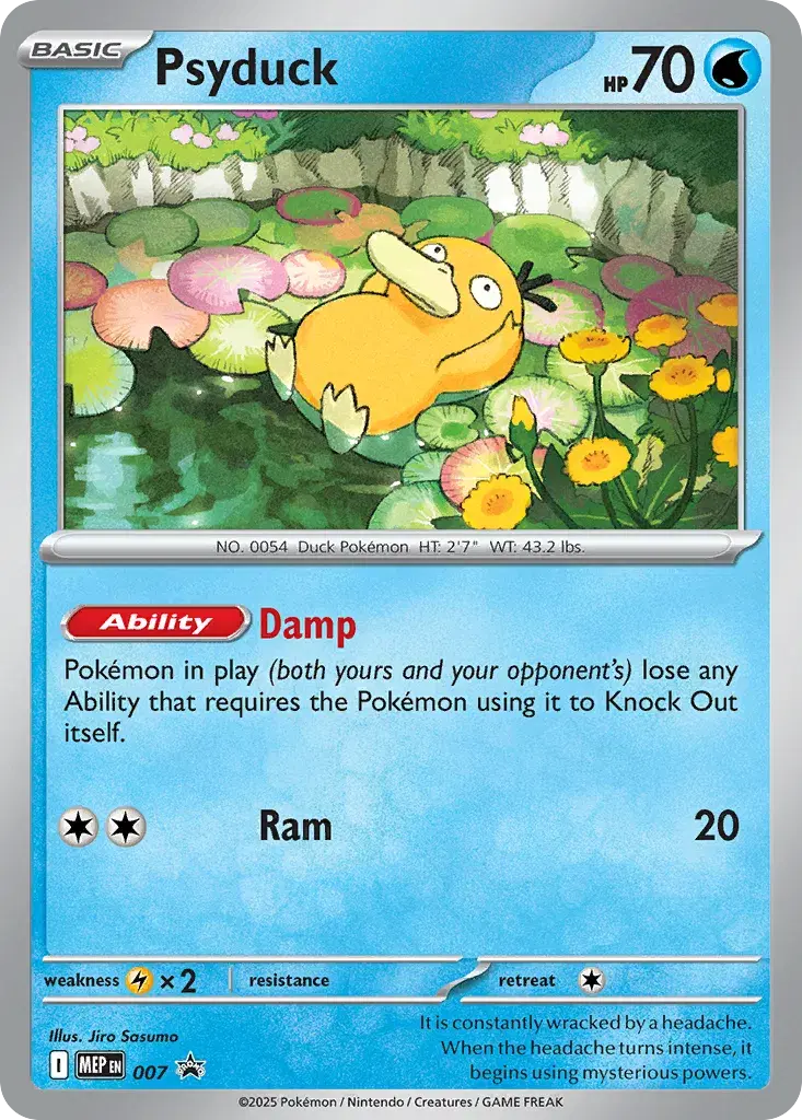 Psyduck Mega Evolution Black Star Promos 7