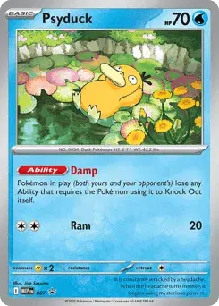 Psyduck Mega Evolution Black Star Promos