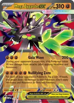 Mega Zygarde ex Mega Evolution Black Star Promos