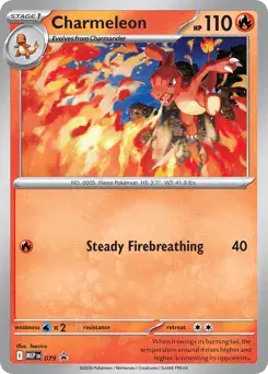 Charmeleon Mega Evolution Black Star Promos