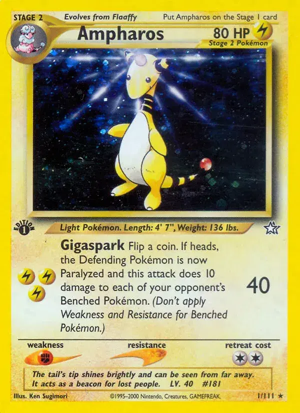 Ampharos Neo Genesis 1