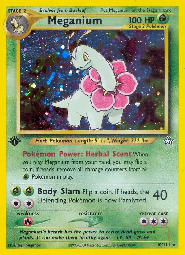 Meganium Neo Genesis 10
