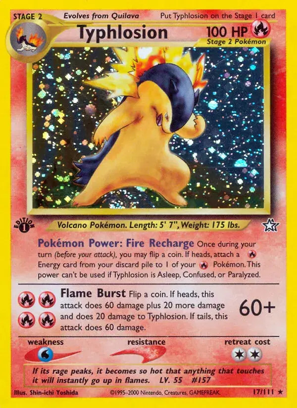 Typhlosion Neo Genesis 17