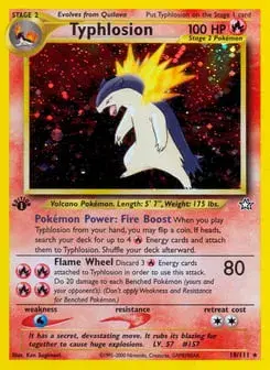Typhlosion Neo Genesis