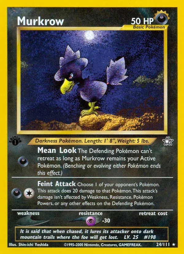 Murkrow Neo Genesis 24
