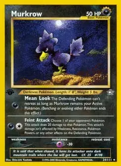 Murkrow Neo Genesis
