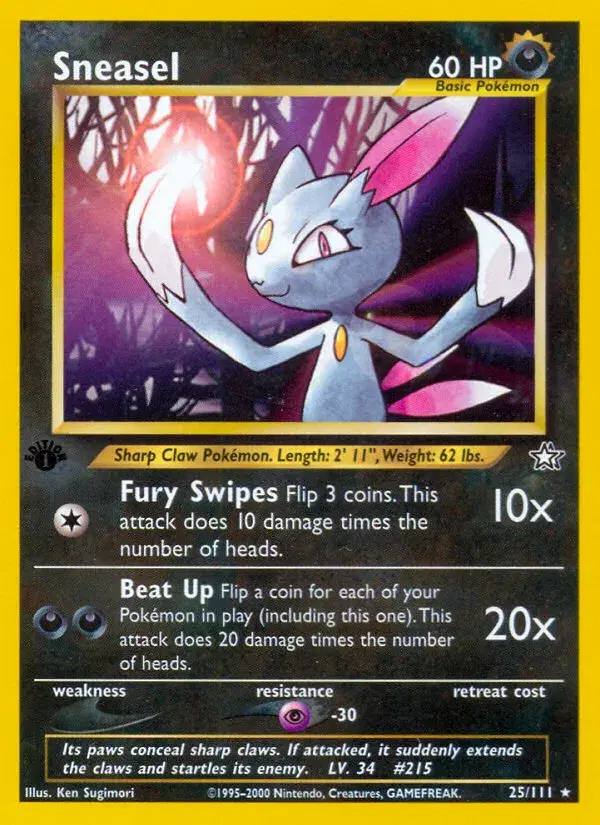 Sneasel Neo Genesis 25