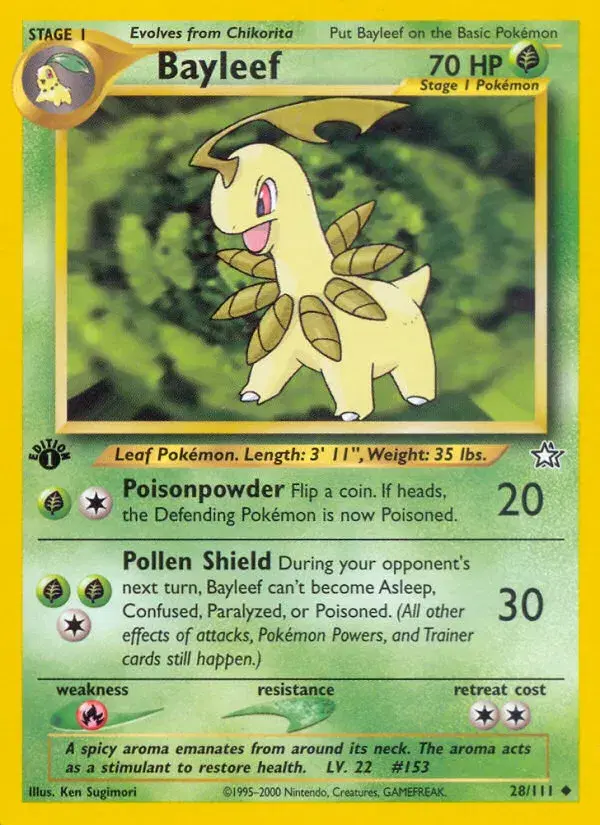 Bayleef Neo Genesis 28