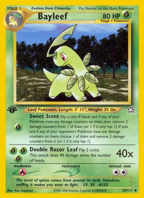 Bayleef Neo Genesis 29