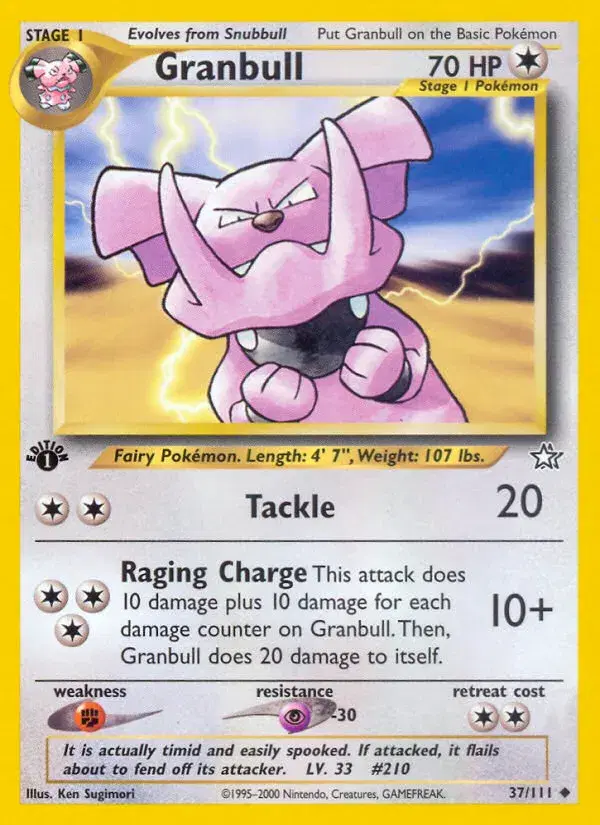 Granbull Neo Genesis 37