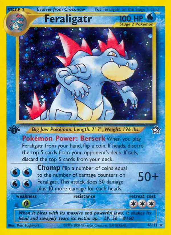 Feraligatr Neo Genesis 4