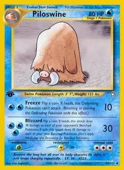 Piloswine Neo Genesis