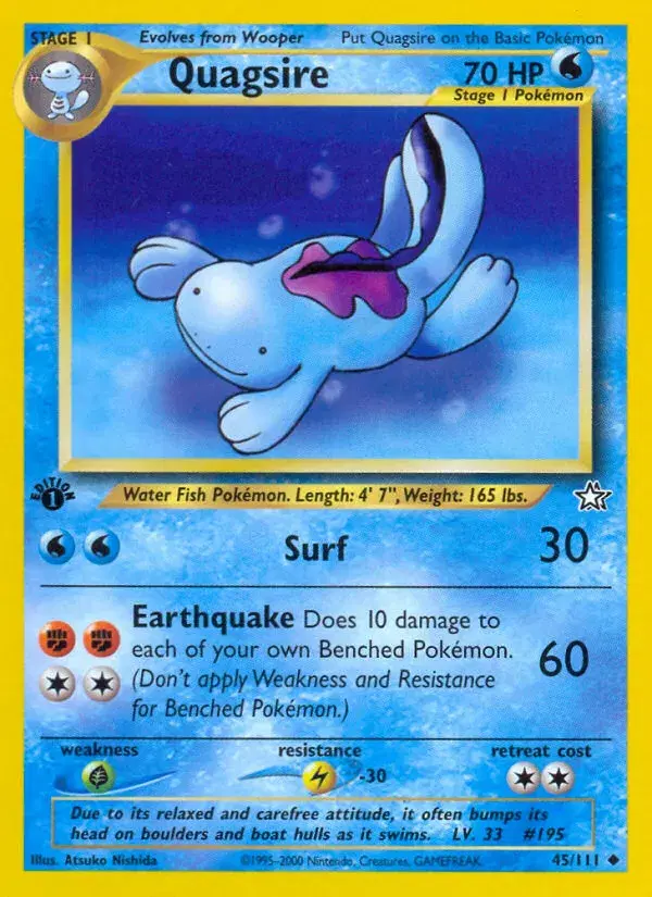 Quagsire Neo Genesis 45