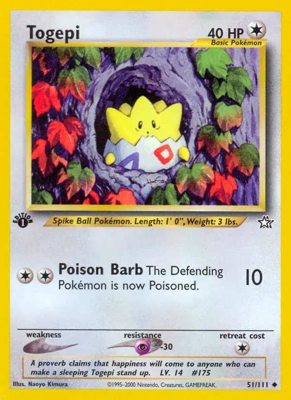Togepi Neo Genesis 51