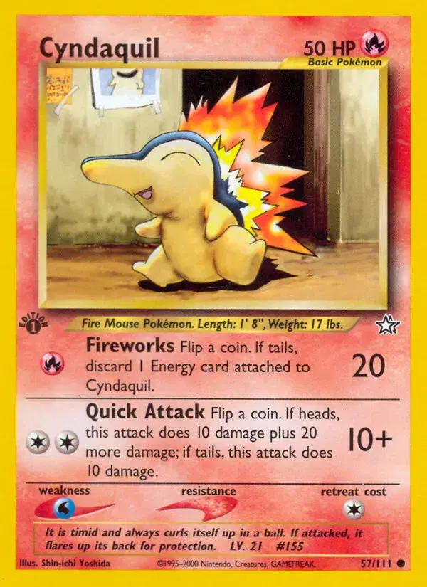Cyndaquil Neo Genesis 57