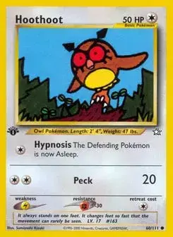 Hoothoot Neo Genesis