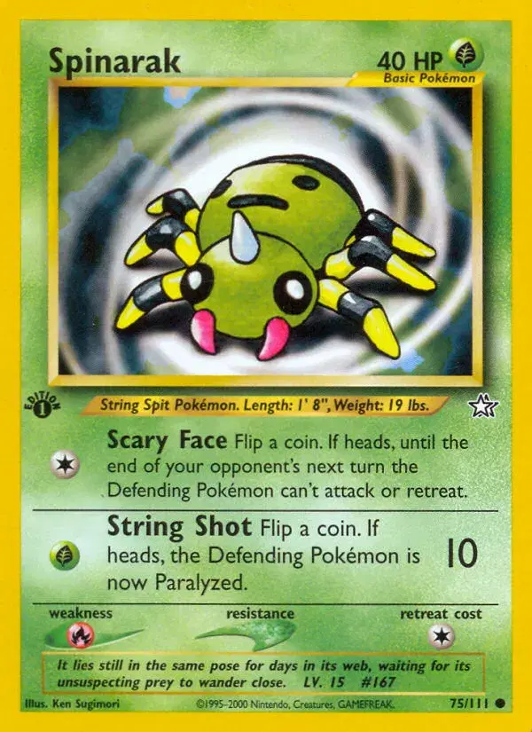 Spinarak Neo Genesis 75