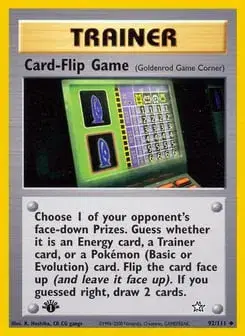 Card-Flip Game Neo Genesis
