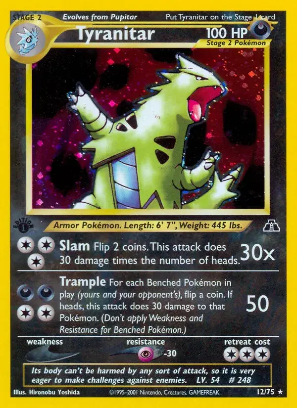 Tyranitar Neo Discovery 12