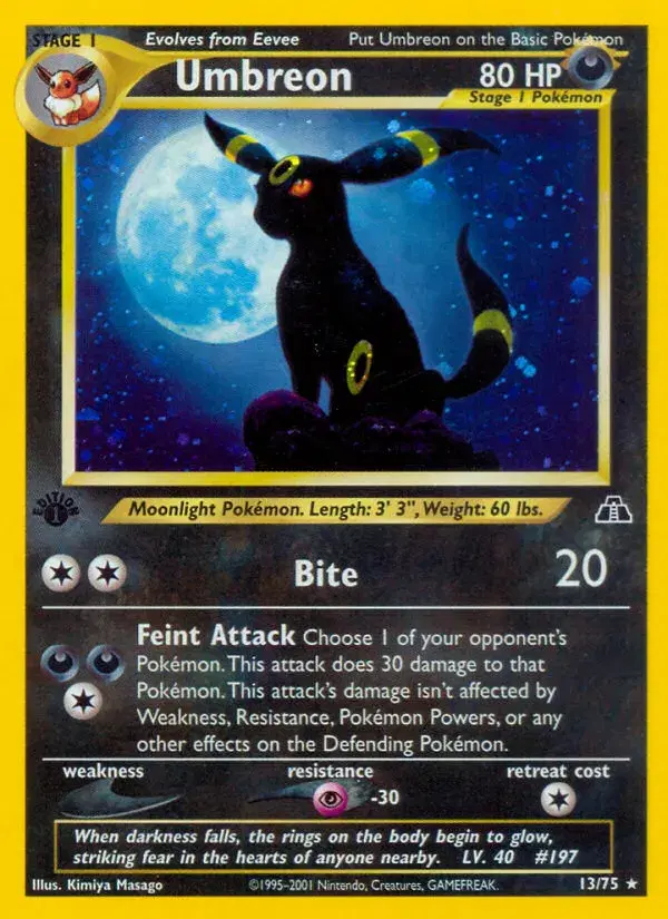 Umbreon Neo Discovery 13