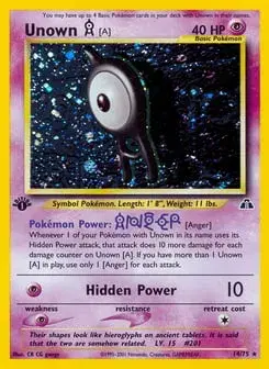 Unown [A] Neo Discovery