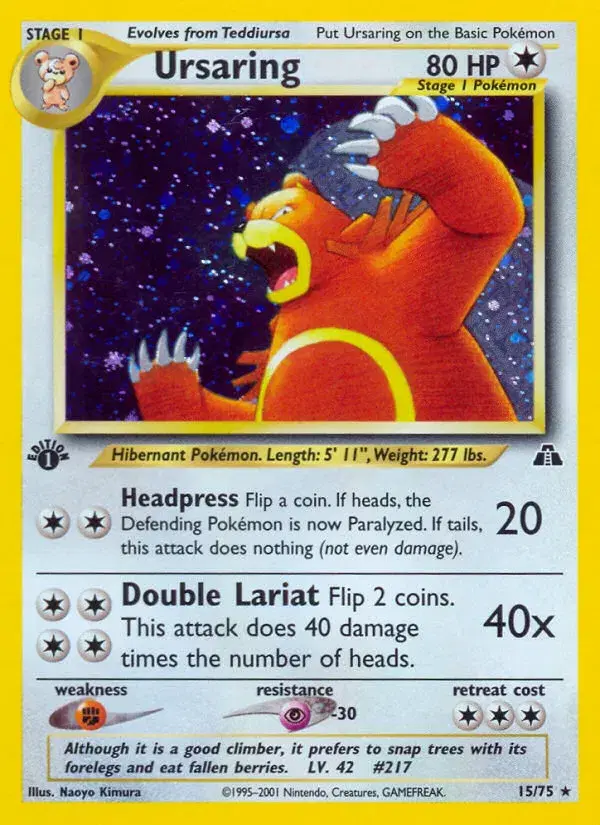 Ursaring Neo Discovery 15