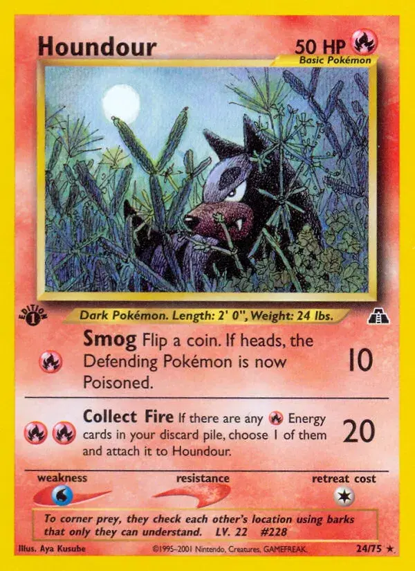Houndour Neo Discovery 24