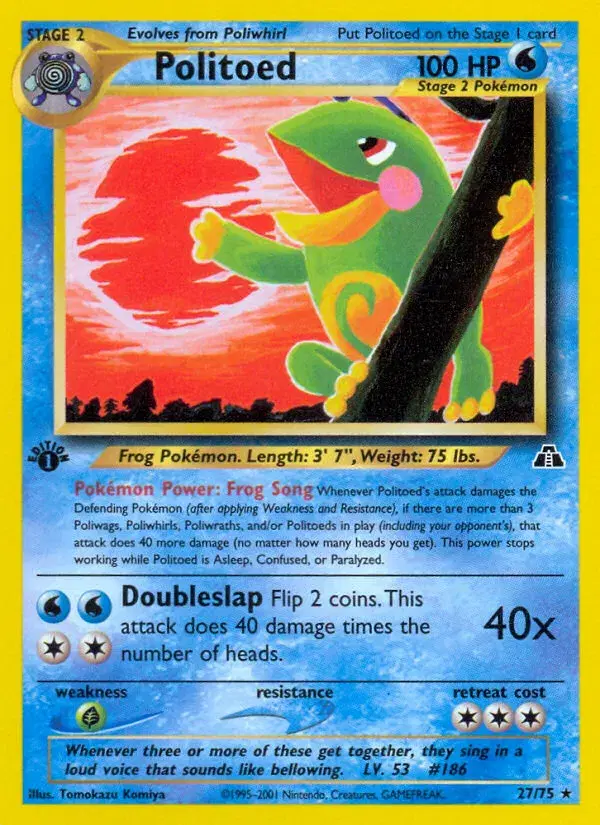 Politoed Neo Discovery 27