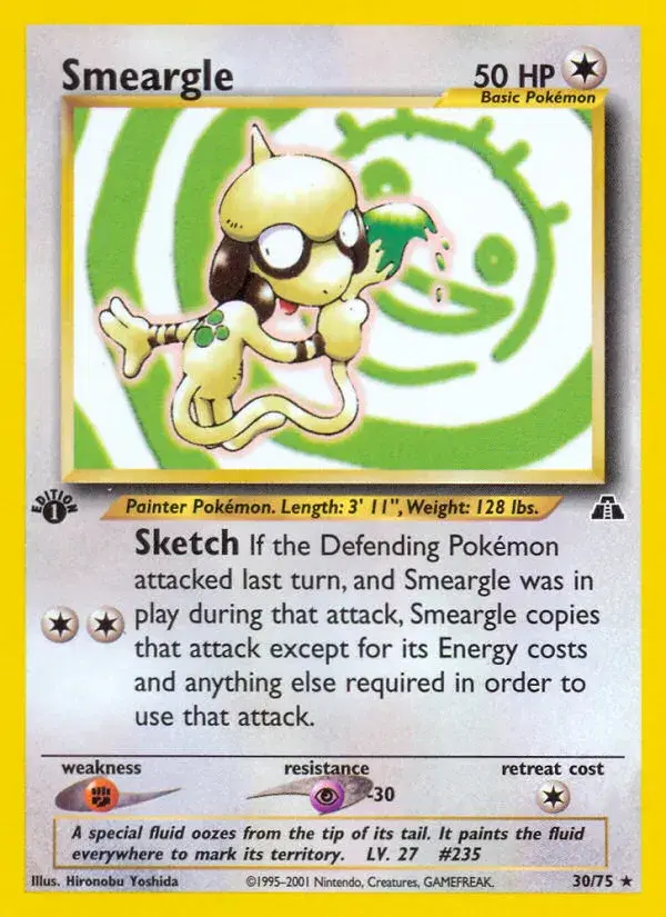 Smeargle Neo Discovery 30