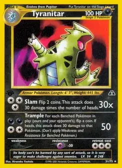 Tyranitar Neo Discovery