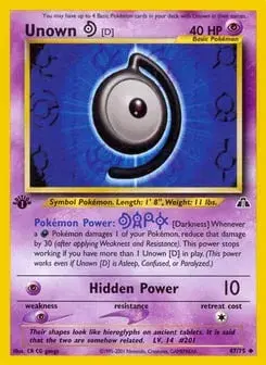 Unown [D] Neo Discovery