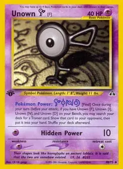 Unown [F] Neo Discovery
