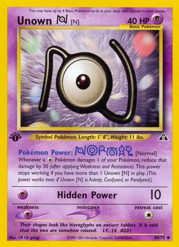 Unown [N] Neo Discovery 50