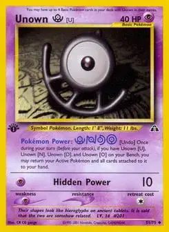 Unown [U] Neo Discovery