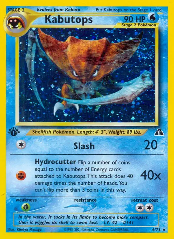 Kabutops Neo Discovery 6