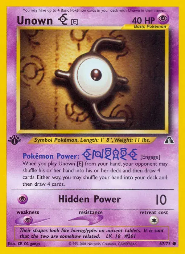 Unown [E] Neo Discovery 67