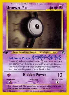 Unown [I] Neo Discovery