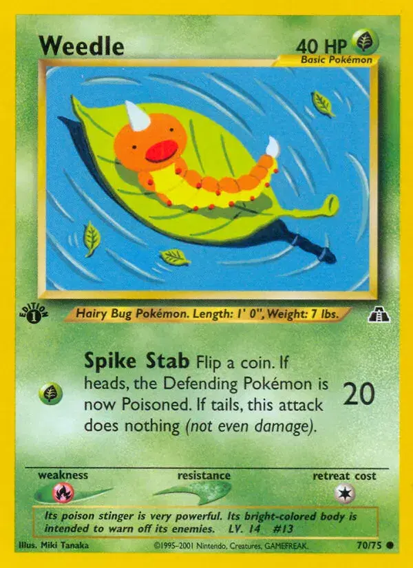 Weedle Neo Discovery 70