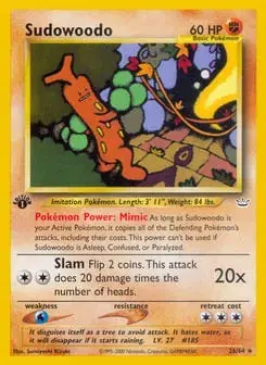 Sudowoodo Neo Revelation
