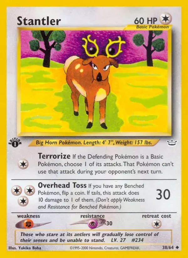 Stantler Neo Revelation 38