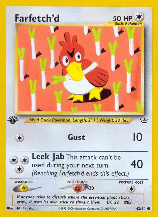 Farfetch'd Neo Revelation 43