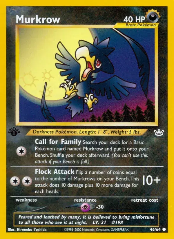 Murkrow Neo Revelation 46