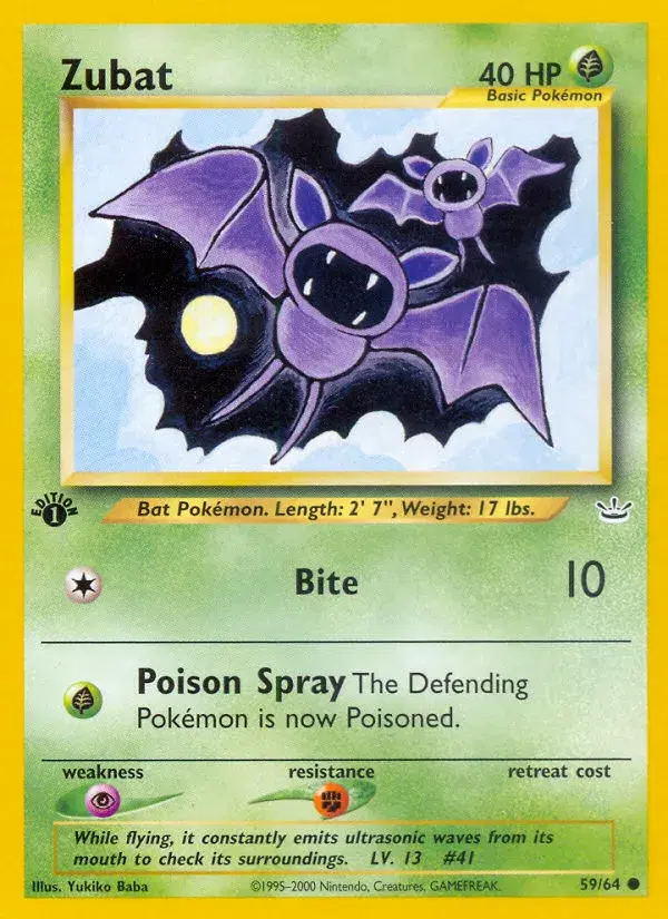 Zubat Neo Revelation 59