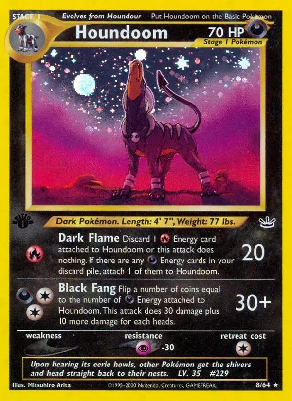 Houndoom Neo Revelation 8